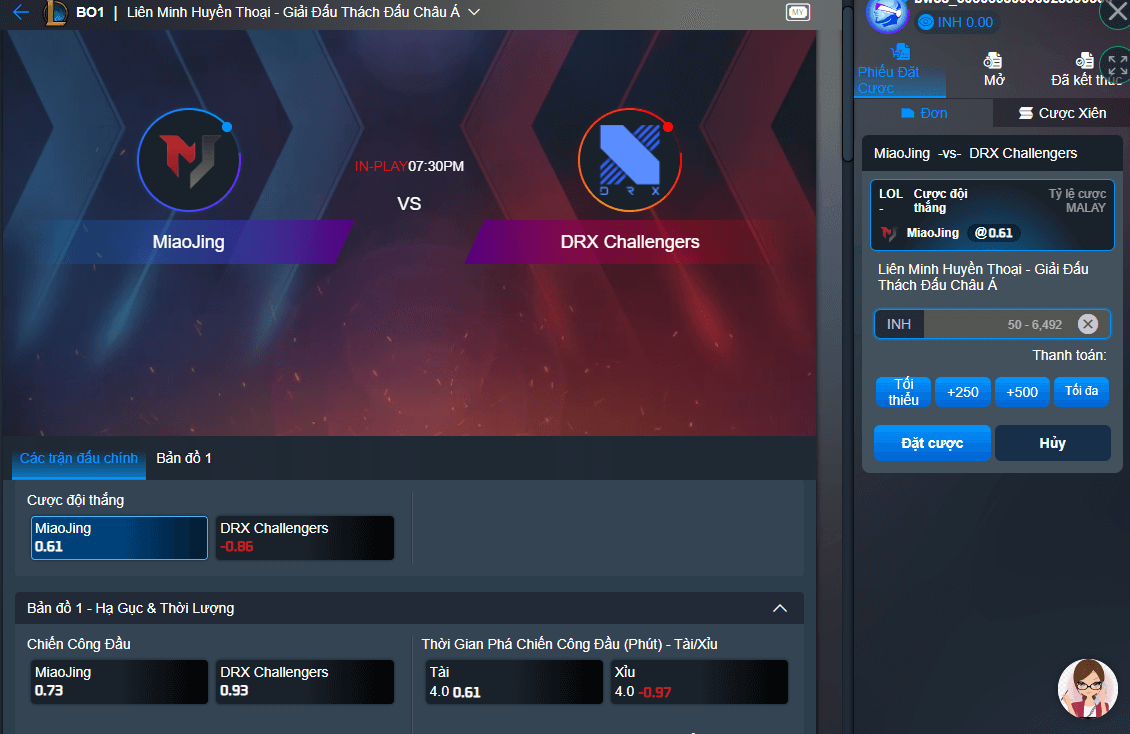Am hiểu luật và cách cá cược Liên Minh Huyền Thoại tại SOC88