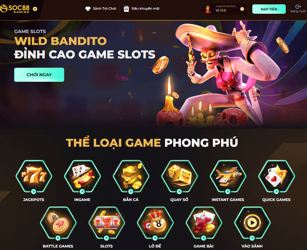 Game đổi thưởng: dòng game yêu thích của nhiều anh em tại nhà cái cá cược trực tuyến SOC88