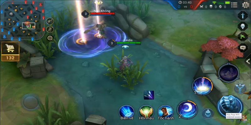 Cách chơi tướng Lindis mạnh nhất là khi ở trong bụi cỏ