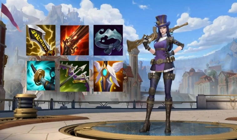 Cách Lên Đồ Caitlyn Mùa Mới Chuẩn Xác Tăng Dame Mạnh Mẽ 4 Chi tiết cách lên đồ Caitlyn cho game thủ