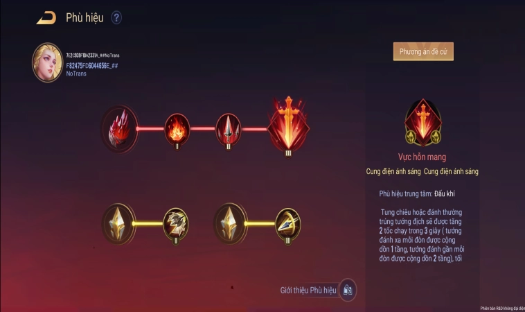 Phụ trợ và phù hiệu cần lên cho Erin